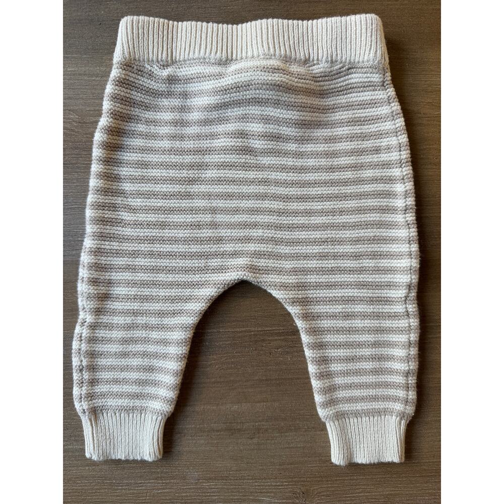 Carter's Just One You Baby Knit Jogger Pants Oatmeal Marled Size 6M - Picture 4 of 4